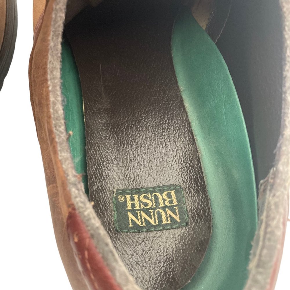 Nunn Bush Brown Leather Men's Oxfords, Size 13 - Picture 8 of 9
